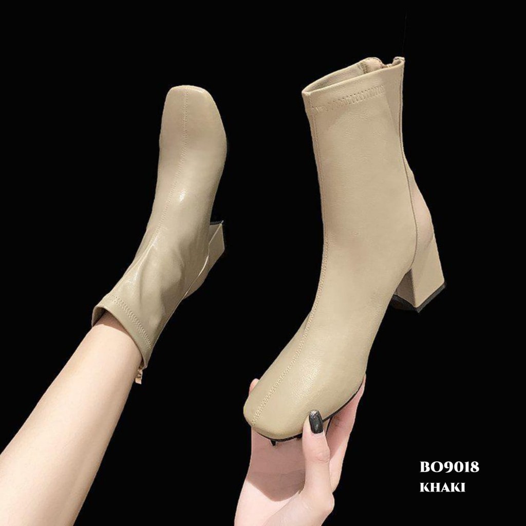 RESTOCK WYN SEPATU BOOTS WANITA FLAT KOREA BESTSELLER BO9018