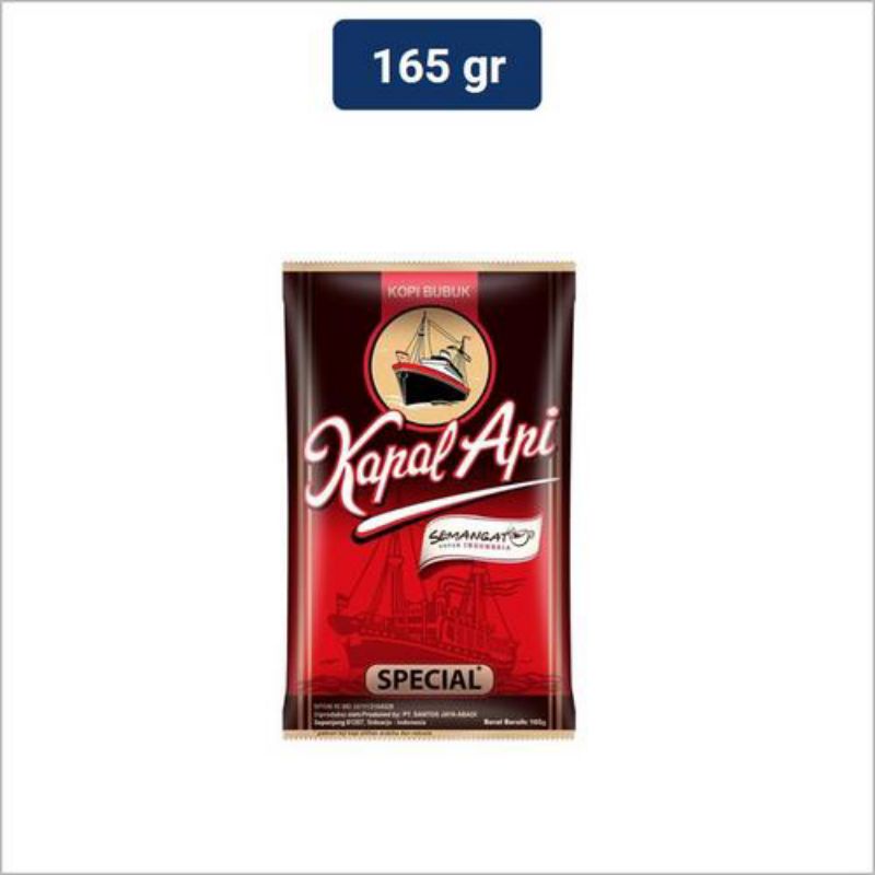 

Kopi bubuk Kapal Api Special Merah 165 gram