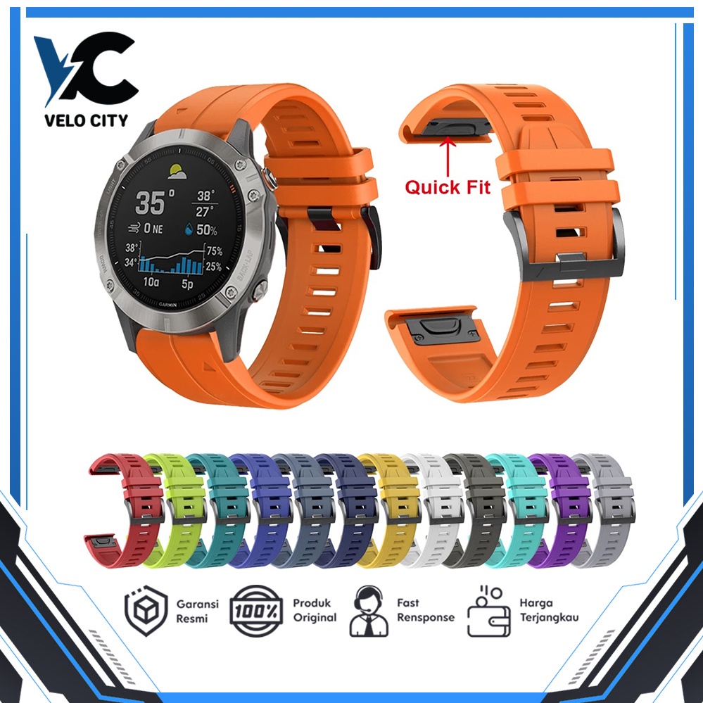 Strap Silicone Garmin Fenix 7  Fenix 7x Silicon Tali Jam Smartwatch