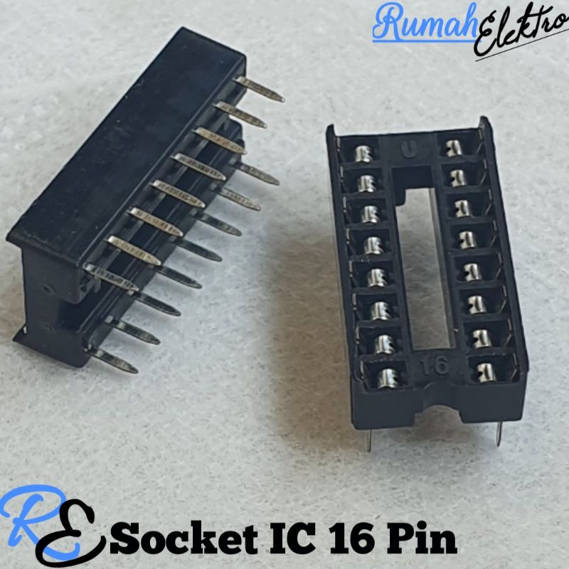 Socket Soket IC 16 Pin IC PCB 16 Pin