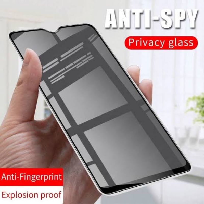 Glass Anti Spy Samsung A10/A10s/M10/A12/A13/A02/A02s/A03/A03s/A03 Core/A22 4G/A22 5G/A20s/A23/A33 Anti Gores Spy KACA