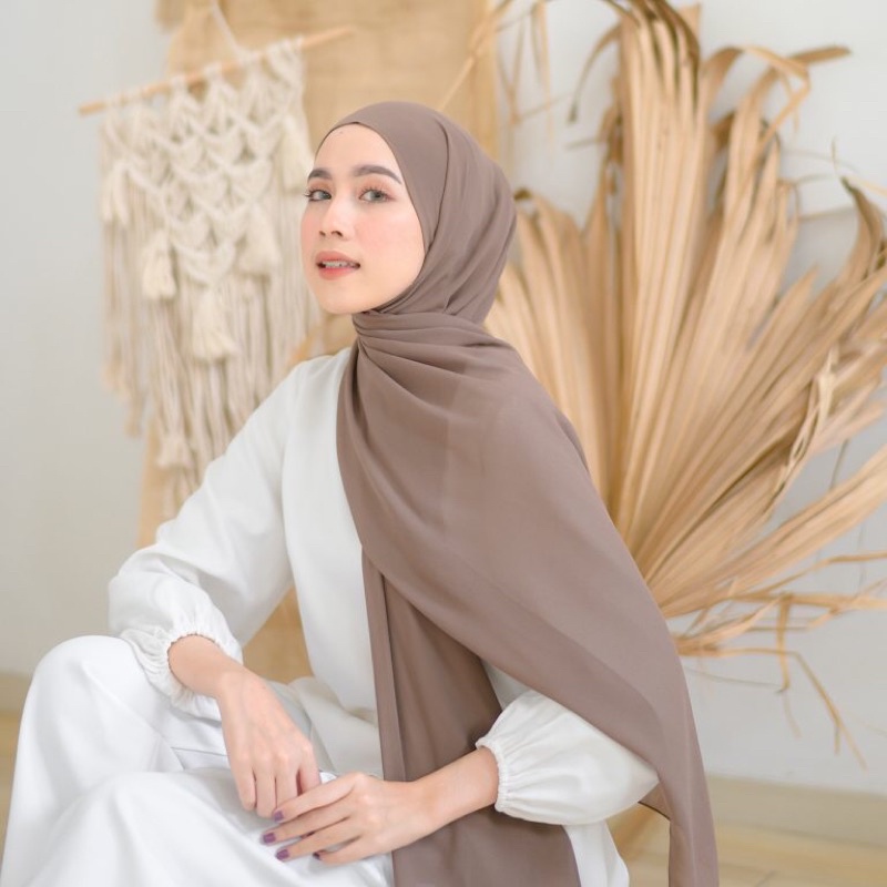 PASHMINA CERUTY BABYDOLL / PASHMINA CERUTY PREMIUM-ESPRESSO