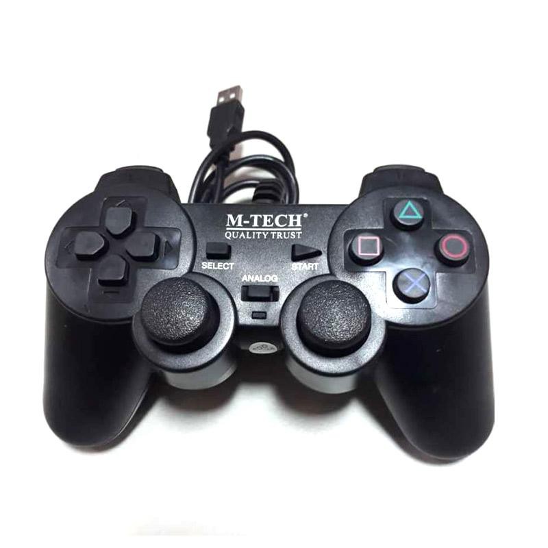 M-Tech Gamepad Stick PS Single Hitam - USB