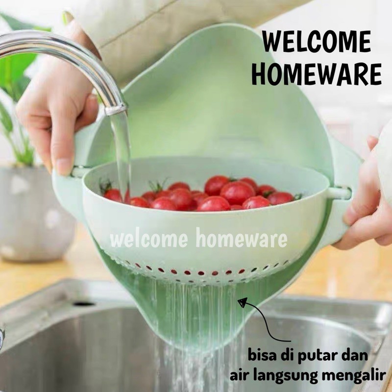 Mangkok Cuci Sayuran / Buah-buahan / Beras / Alat Dapur