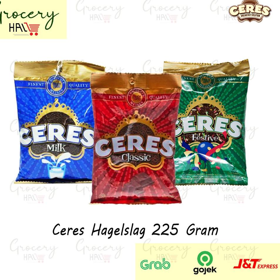 

mlml CERES MESES CHOCOLATE 225 GR - CERES HAGELSLAG [ CLASSIC / MILK / FESTIVE ] ☋➭ ➶ ー