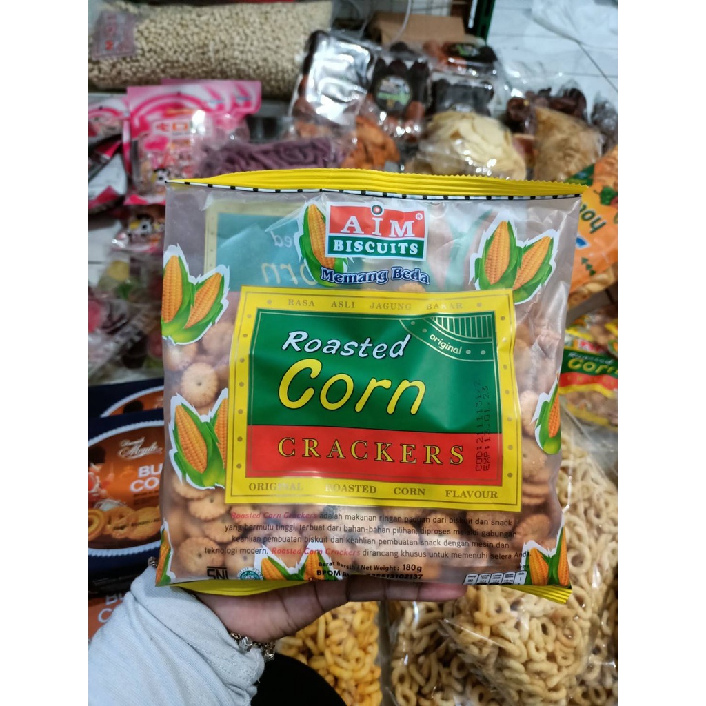 

AIM BICUITS ROASTED CORN CRACKERS 180G