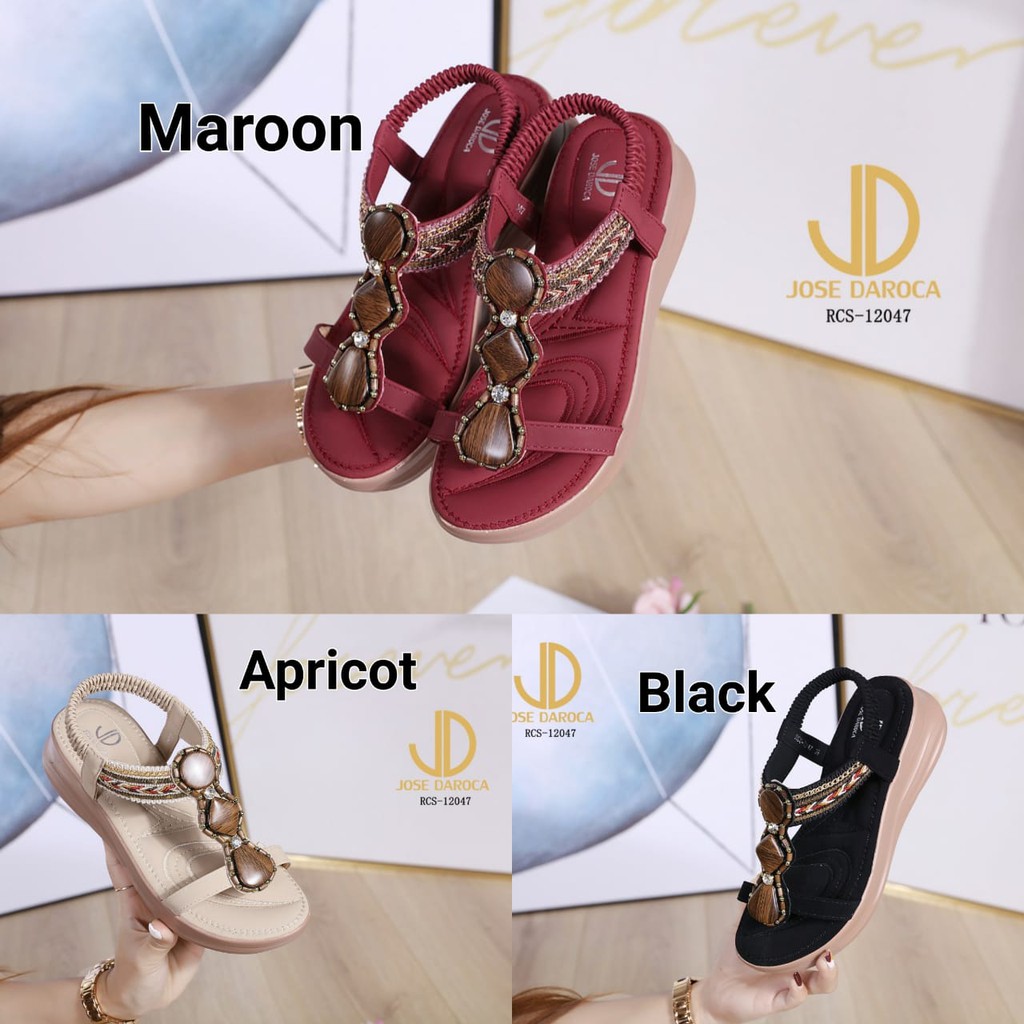 JOSE DAROCA Wedges Sandal Tali Ankle Strappy #RCS-12047# Original