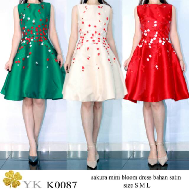 Ykdress Mini aline blomm dress