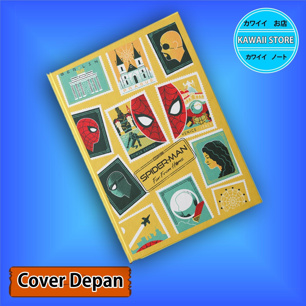 

Notebook / Pocket book Hard Cover Film Marvel SPIDERMAN E uk A5 & A6 / Notes Book