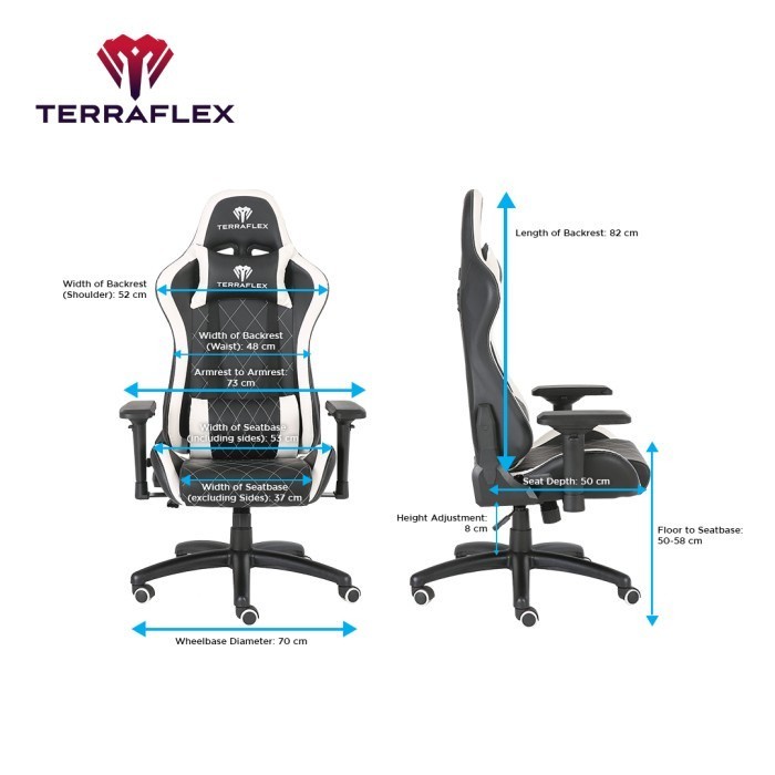 Terraflex TF1 / TF-1 Gaming Chair / Kursi Gaming