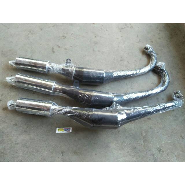 KNALPOT SATRIA HIU SATRIA LUMBA KNALPOT STANDAR RACING SATRIA 2TAK
