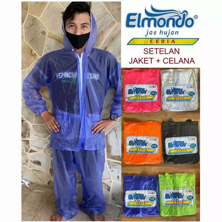 Elmondo Jas Hujan Setelan JAKET CELANA Ceria 935 - PONCO 201 &amp; Polkadot