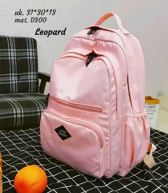 {{BISA COD}} RANSEL LOVE DESIGN UNISEX