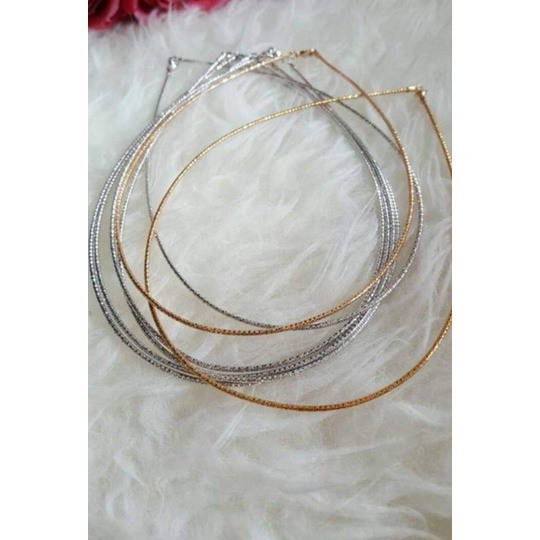 Kalung Coker Kaku Bahan rhodium