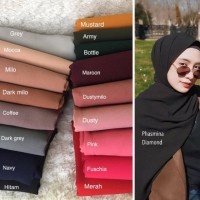 Pashmina Diamond Italino / Pashmina Sabyan / Pashmina Murah Kerudung/Jilbab / Pasmina diamond polos