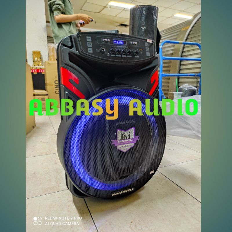 Speaker Portabel 15 Inch HARDWELL PARTY 15 ORIGINAL Speaker 15 Inch Bluetooth