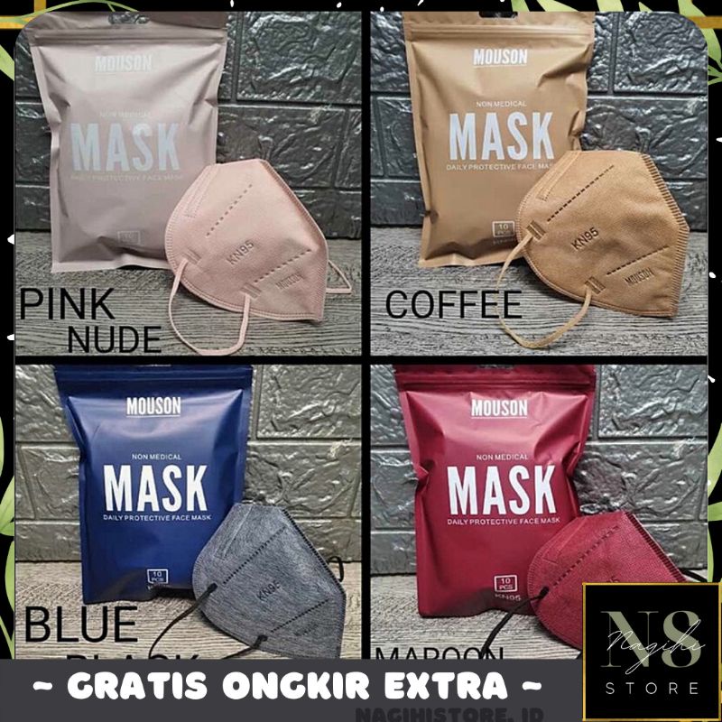 (TERMURAH) MASKER KN 95 5 PLY - NEW NORMAL KIT