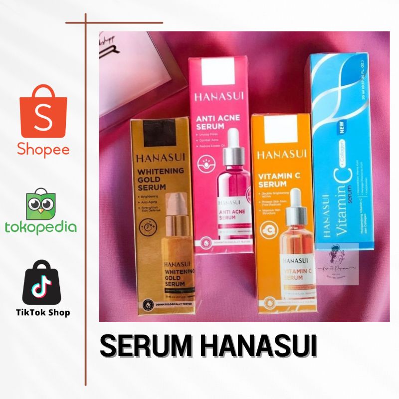 SERUM HANASUI / SERUM GOLD HANASUI / SERUM ANTI ACNE HANASUI / SERUM VIT C HANASUI / SERUM VIT C + C