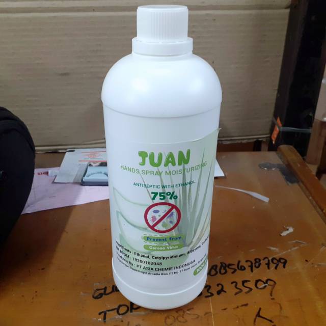 HAND SANITIZER SPRAY JUAN 1 LITER