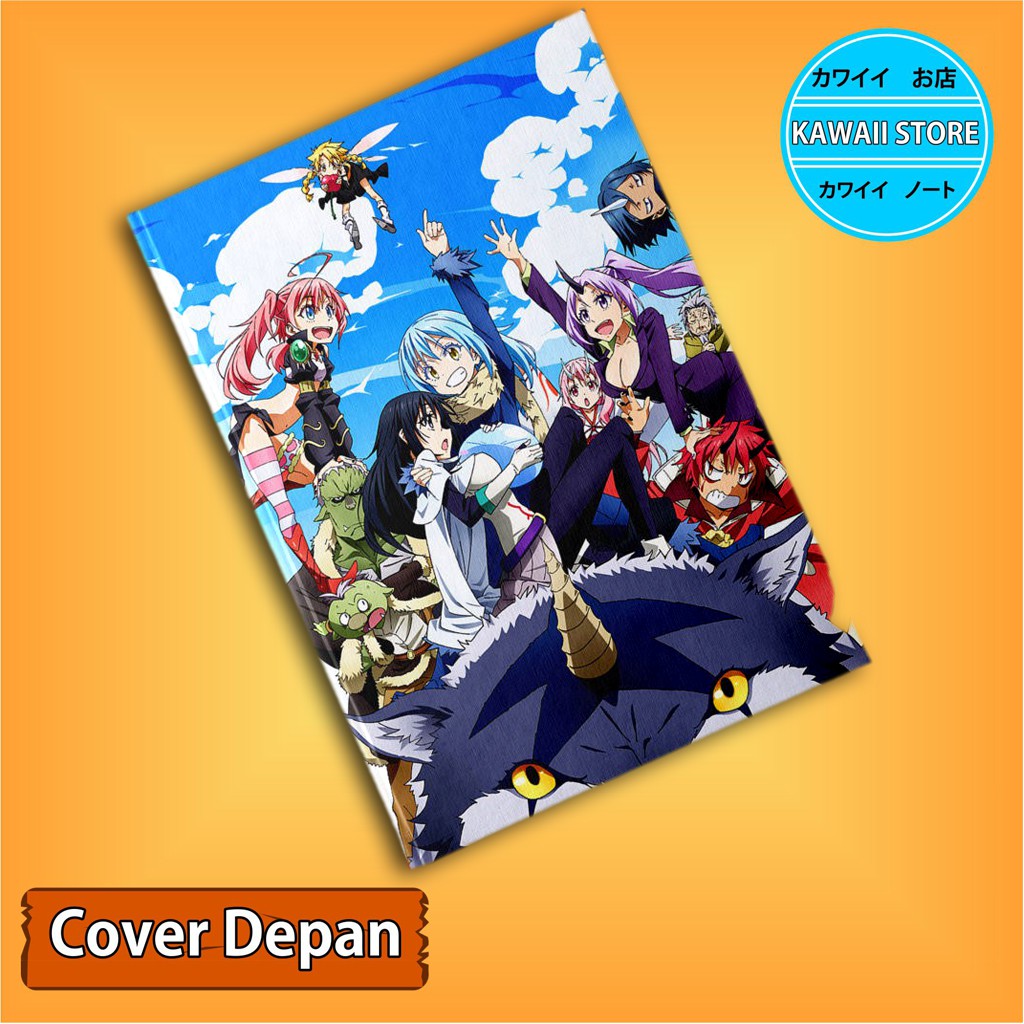

Notebook / Pocket book Hard Cover Anime Tensei Shitara SLIME RIMURU B uk A5 & A6 / Notes Book