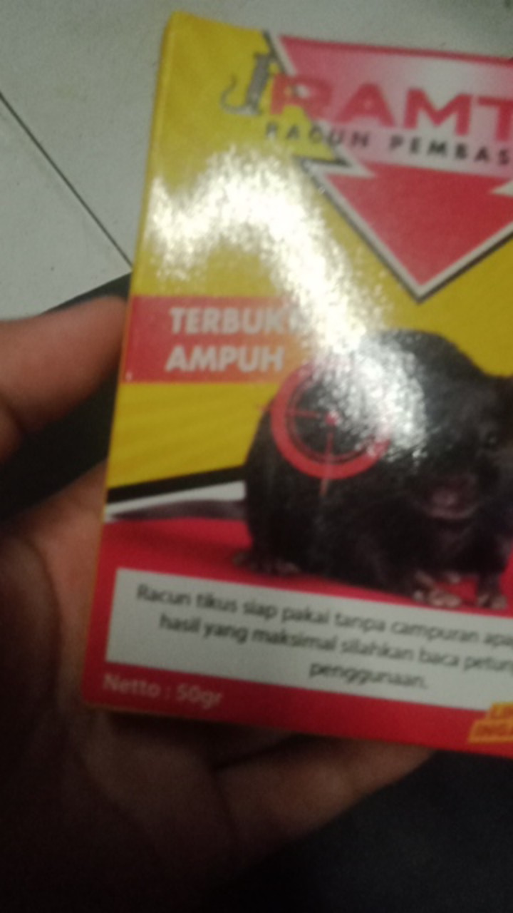 Perangkap Pengusir Obat Racun Tikus Ramtus Mati Kering Ampuh