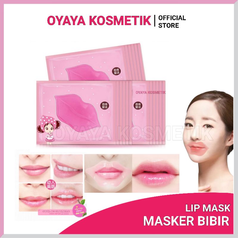 Maker Bibir Collagen Moisturizing Mois Lip Pelembab Mulut Kering Pecah Mask Lips Halus Melmbabkan Lembut Mencerahkan Warna Bibir Pink Berkualitas Lipmask Ecer Grosir OYAYA KOSMETIK PEKANBARU RIAU