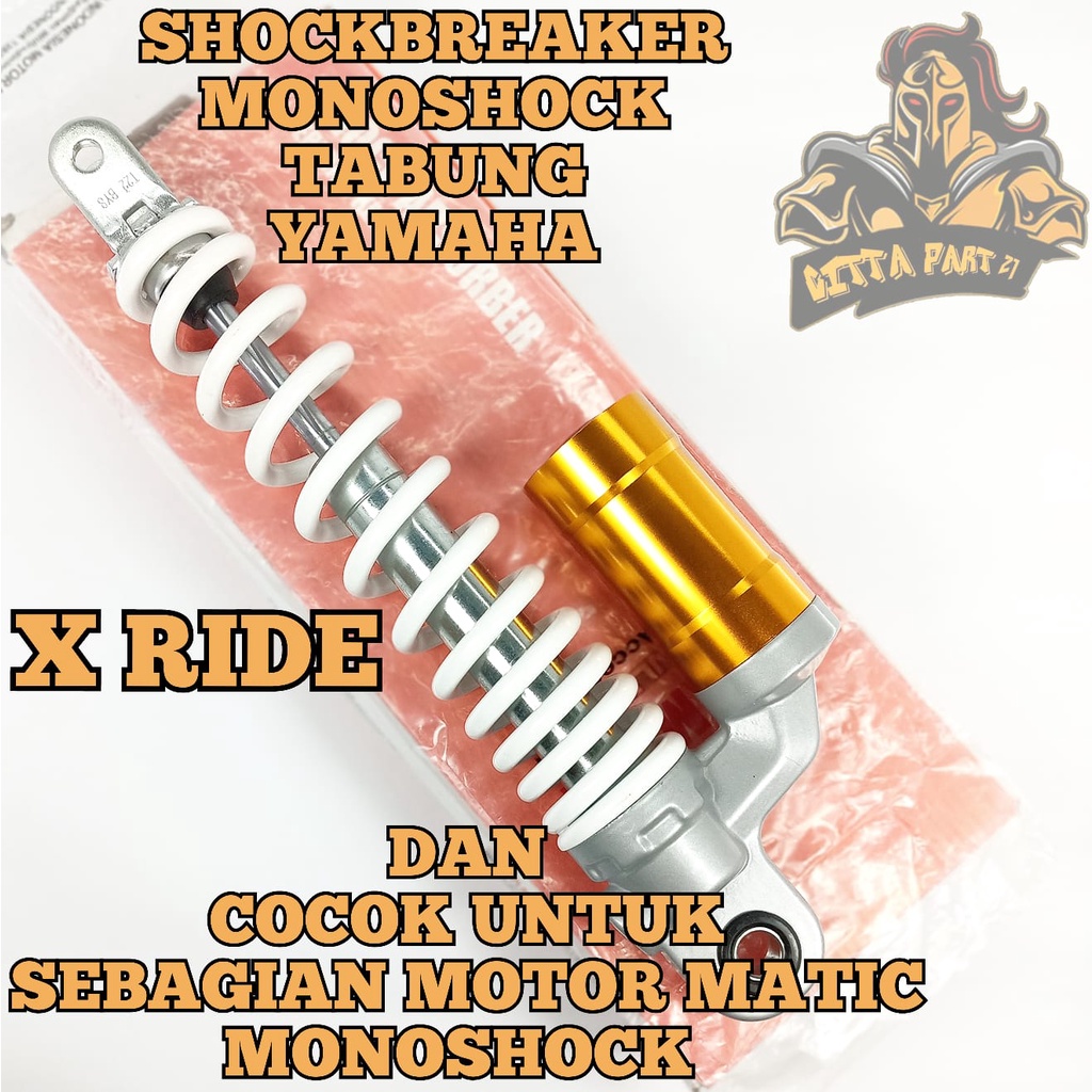 SHOCKBREAKER MONOSHOCK TABUNG YAMAHA XRIDE BY8 KUALITAS ASLI ORIGINAL YAMAHA YGP PRESISI TIDAK JEDAG JEDUG TIDAK KERAS TAHAN BOCOR DAN DIJAMIN AWET X RIDE 150 X RIDE 160 SHOCK SHOK SKOK BEAT MIO SCOOPY VARIO SPACY KARBU