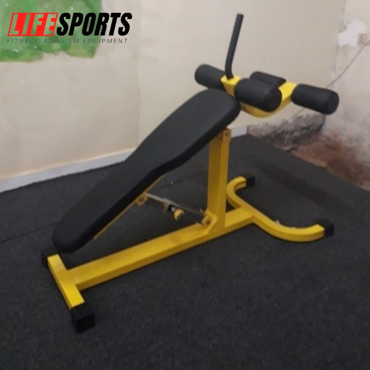 LIFESPORTS - new alat kesehatan olahraga fitness gym bangku sit up bench adjustable commercial use