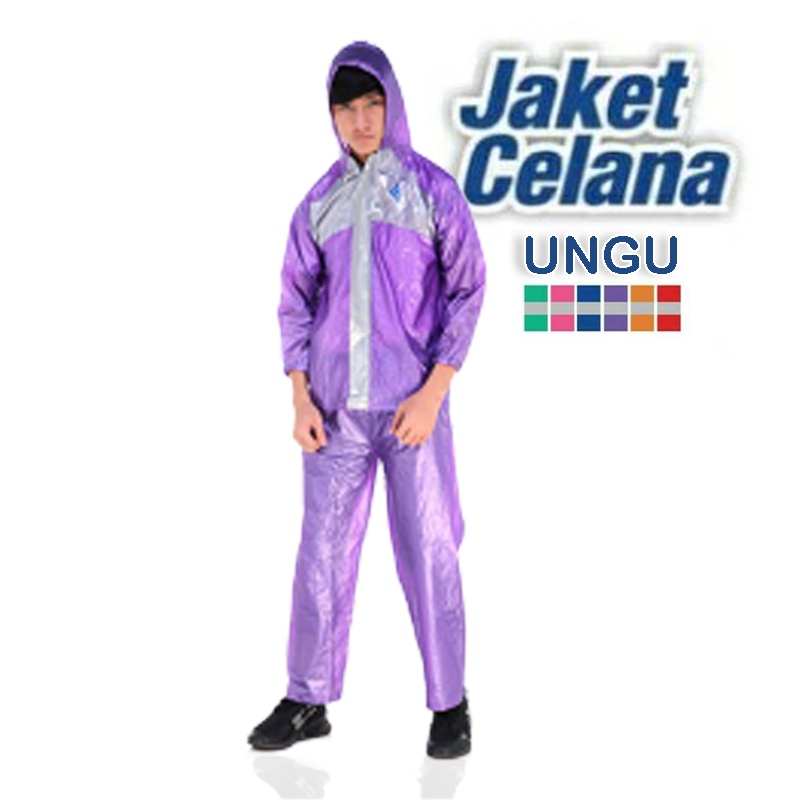 Jas Hujan Setelan Karet Jas hujan Baju dan Celana cx golf bahan karet ( Baju + Celana)