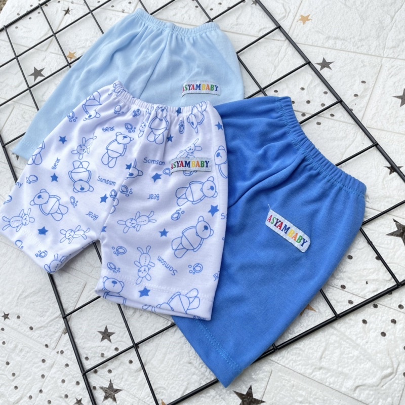 3 PCS Celana Pendek Celana Bayi Baru Lahir Celana Pendek Newborn Bawahan Celana Pendek DNW BABY