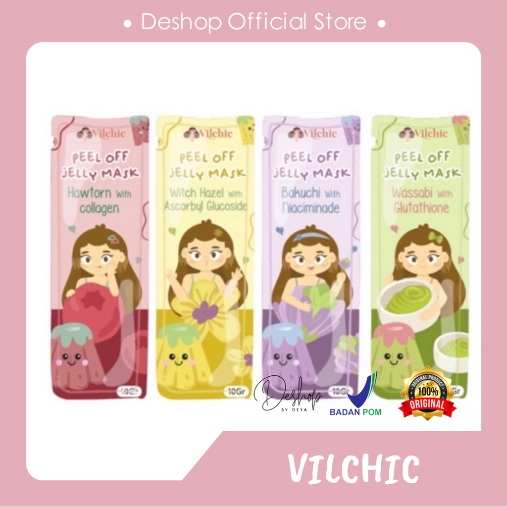 BPOM-Vilchic Peel Off Mask Jelly By Vilchic