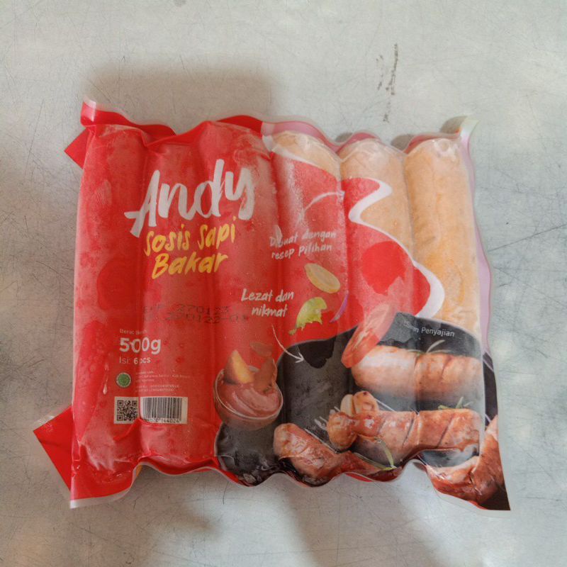 

Sosis Jumbo Andy Isi 6pcs 500gr