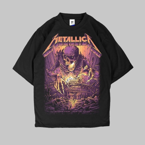 Kaos Band Musik Metal Rock Vintage Metalica / Metallica / Metalika / Metalicca / Tshirt Baju Music O