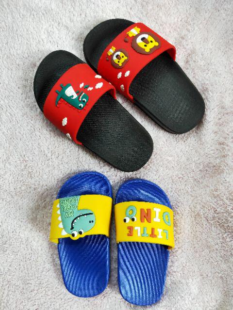 ho SANDAL  LITTLE DINO Sandal  selop karet  lucu  anak Sandal  