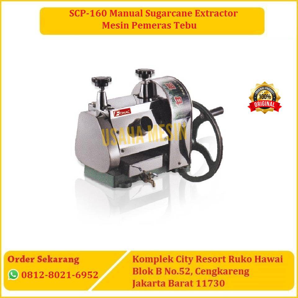 SCP-160 Manual Sugarcane Extractor - Mesin Pemeras Tebu - FM