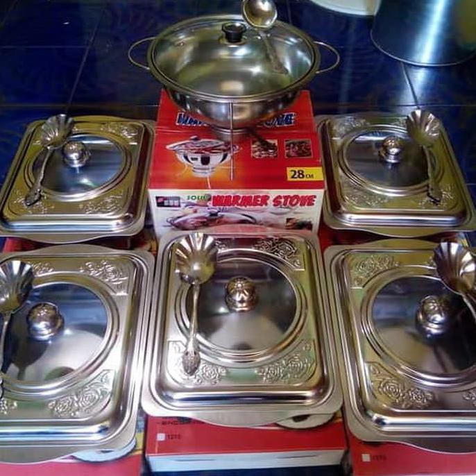 set prasmanan / paket set prasmanan / tempat prasmanan stainles (5set)
