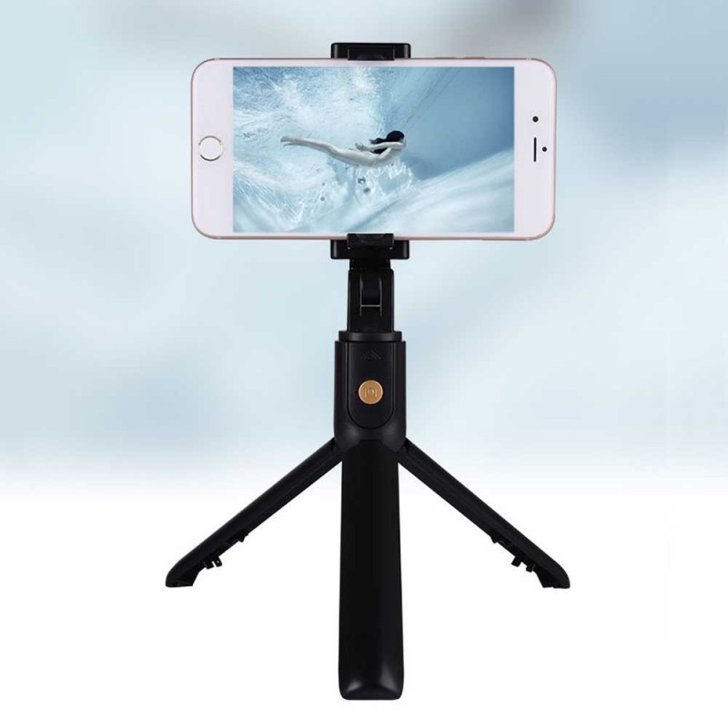 Tongsis Tripod Monopod HP Smartphone dengan Remote Bluetooth Shutter K