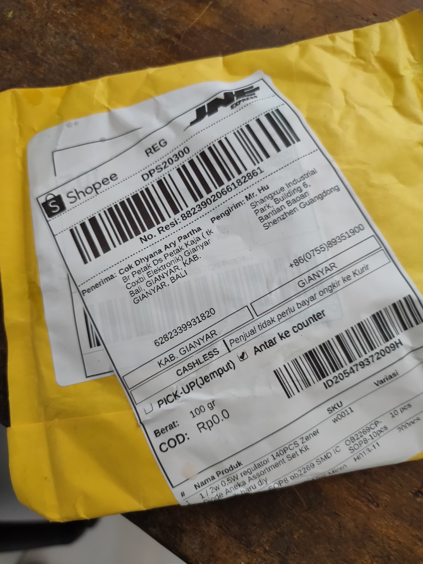 1 / 2w 0,5w Regulator 140pcs Zener Diode Aneka Assortment Set Kit Elektronik Baru Diy