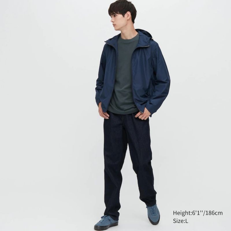 UNIQLO - Jaket Parka Lapis Jersey Lembut