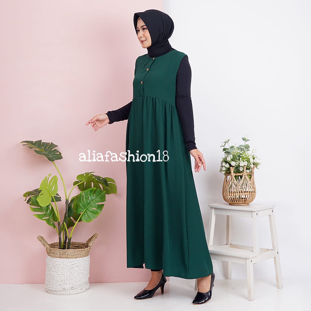 INNER DRESS KANCING/DALAMAN GAMIS TANPA LENGAN/INNER DRESS SHAKILA/LONG DRESS