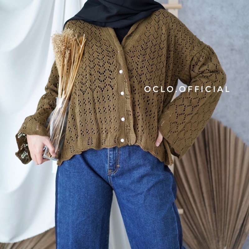 CRAVENA CARDI KNIT OCLO OFFICIAL | BLOUS OCLO | ATASAN OCLO OFFCIAL