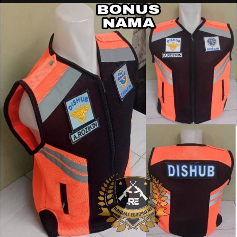 Rompi Dishub Orange Rompi Rompi Dishub Jalamesh Tebal
