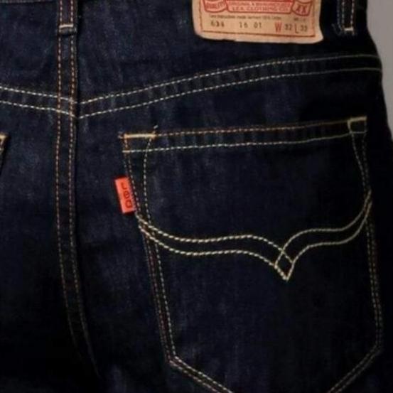 ℗ Celana panjang jeans LEA pria standar reguler / Celana Jeans Panjang Lea 606 / Celana Jeans Pria L