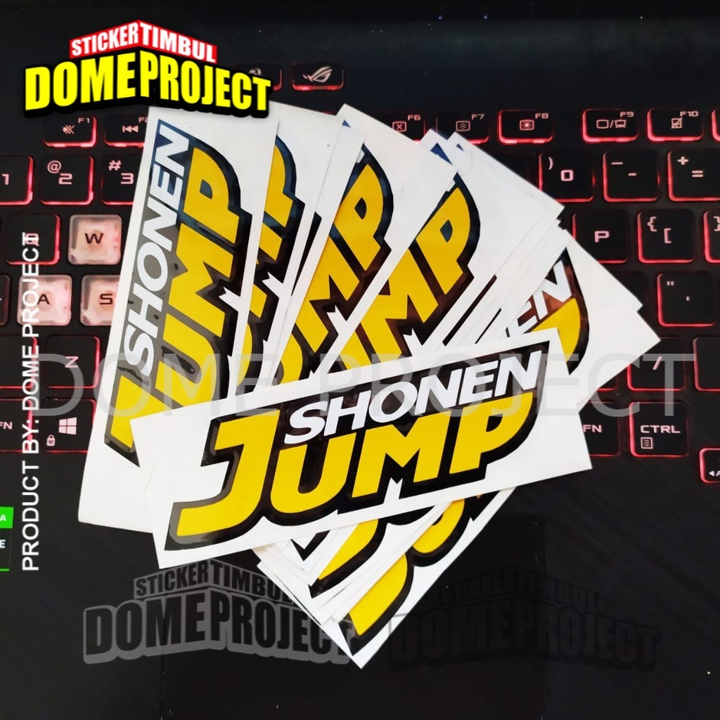 SHONEN JUMP STIKER CUTTING STICKER MOBIL OUTDOOR KUALITAS IMPORT AKSESORIS SEPEDA MOTOR