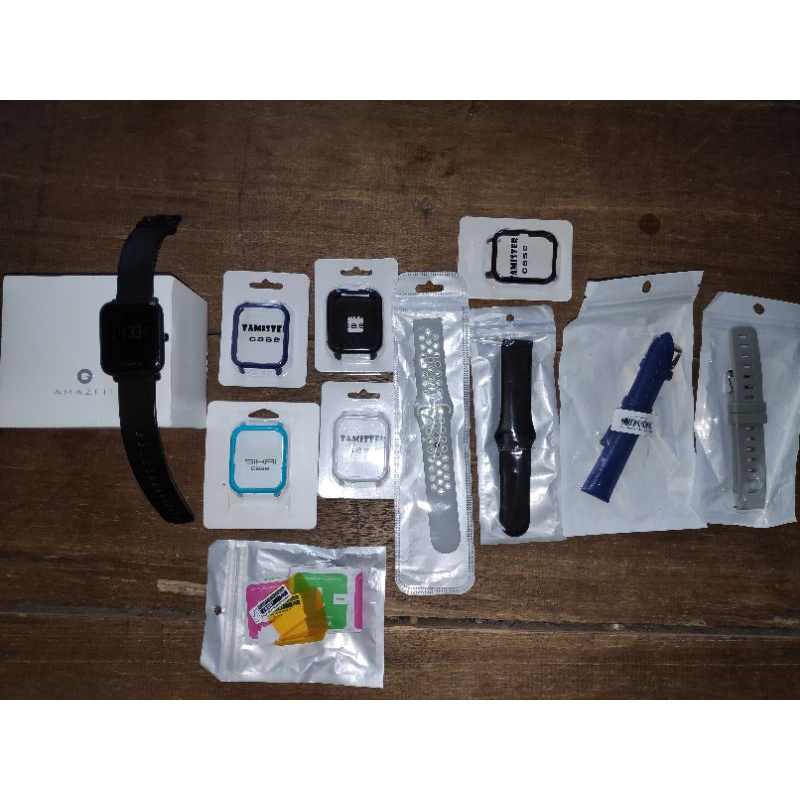 Amazfit Bip Smartwatch Xiaomi Dengan GPS Dan Aksesoris Second