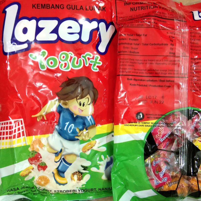 

Lazery Yogurt Permen Kembang Gula Lunak