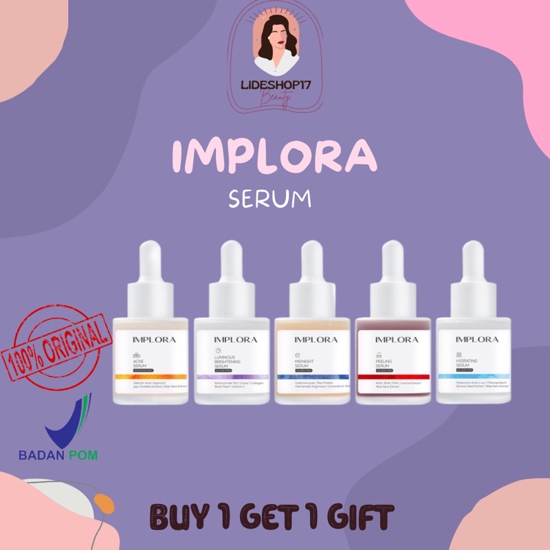 [READY SIAP KIRIM] SERUM WAJAH IMPLORA/ IMPLORA FACE SERUM