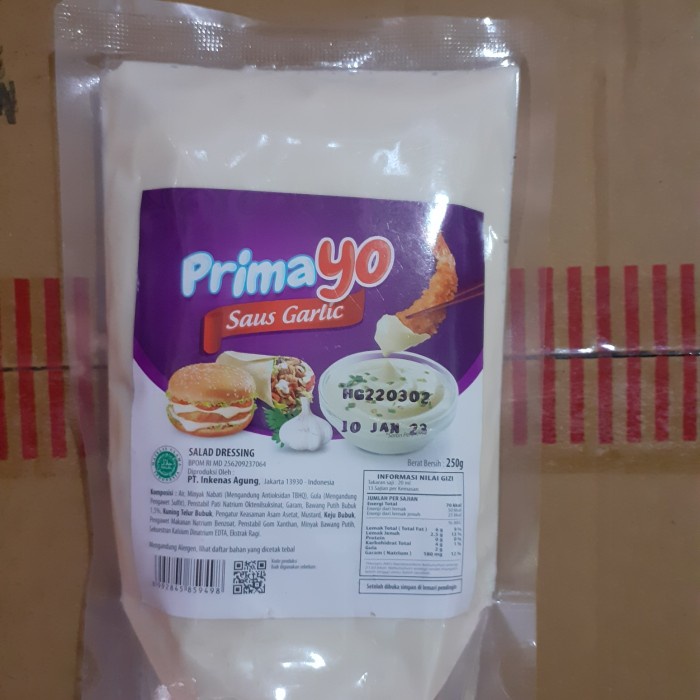 

PRIMAYO Saus Garlic 250g