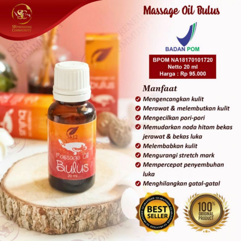 

MASSAGE OIL BULUS SR12 HERBAL SKINCARE