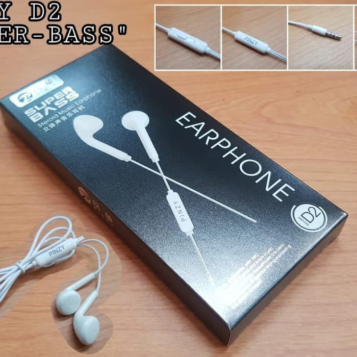 Headset Super Bass Pinzy D2 - Eaphone Music Streo Pinzy D2